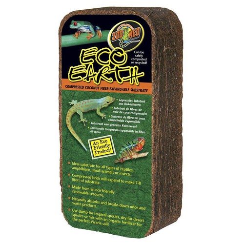 Zoo med eco earth - eco, substrate