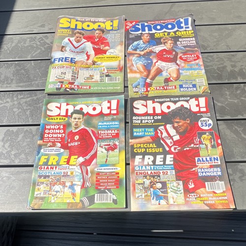 Shoot football magazines - football,