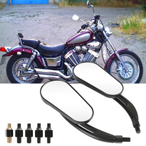 Motorcycle rearview oval - motorcycle, side