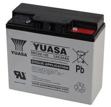 2 x YUASA 12V 22AH (17AH 18AH
