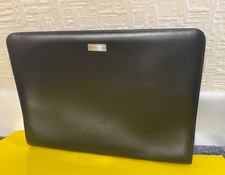 MontBlanc Leather Laptop Document case fountain ballpoint pen holders briefcase 
