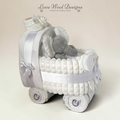 Nappy cake pram unisex - unisex, new