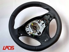 BMW 1 3 Series E87 E90 E91 NEW Leather M Sport Look Steering Wheel Flat Bottom 