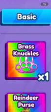 Brass knuckles Baddies