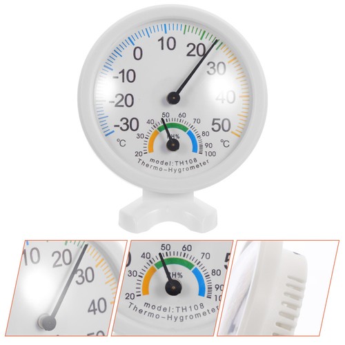 Double dial analog thermograph - double,
