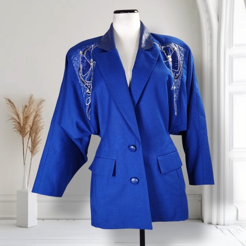 Vintage lily chao blue wool - lily,