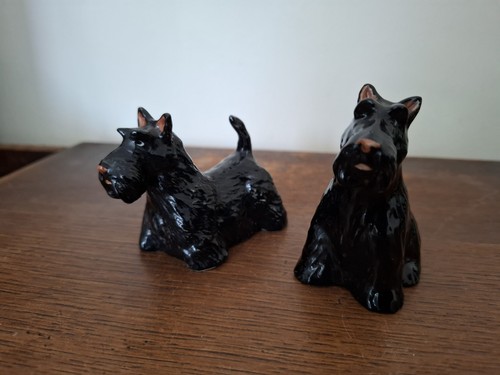 Pair scottish terrier scottie - pair,