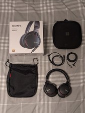 Sony MDR-1A Premium Hi-Resolution Stereo Headphones Black Boxed With Hard Case