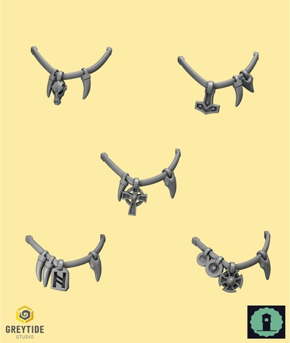 Nacklace space wolves - 5-,