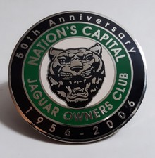 Jaguar 1956-2006 50th Anniversary Nations Capital Owners Club Grill Emblem/Badge
