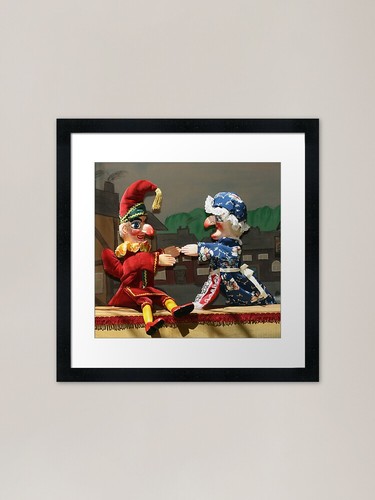 Punch and judy framed - punch,