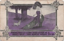 Lady Giant Shoe Gibson Girl