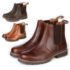 Mens Leather Market Boots