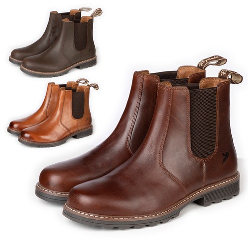Mens leather market boots - market,