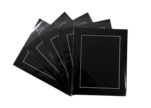 Photo mount kits with backing - mount,