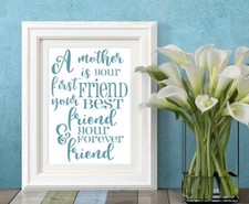 Mother's Day Stencil Quote