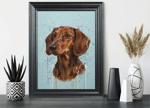 Splash wall art dog photo - art,