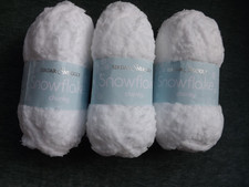 3 x White Sirdar Snuggly