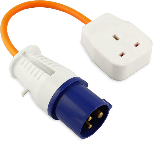 Caravan mains adaptor hook - mains,