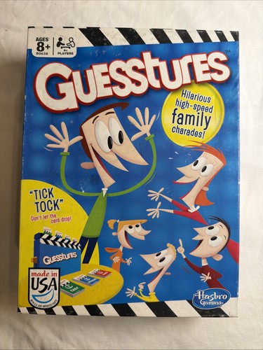 Guesstures board game family - guesstures,
