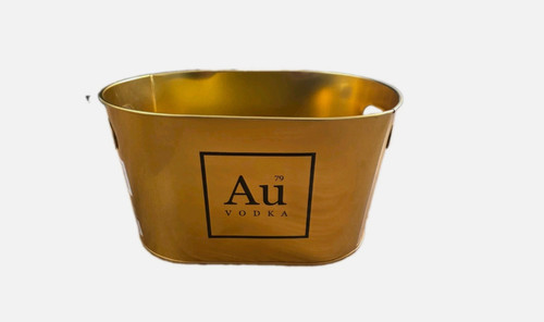 Gold vodka ice bucket - au,