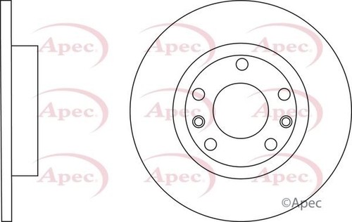 Rear axle brake discs - brake, set