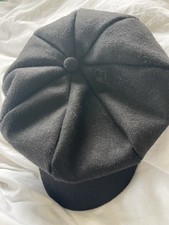 Youth Junior 8 Panel Newsboy Gatsby Baker Boys Herringbone Plain Flat Cap 