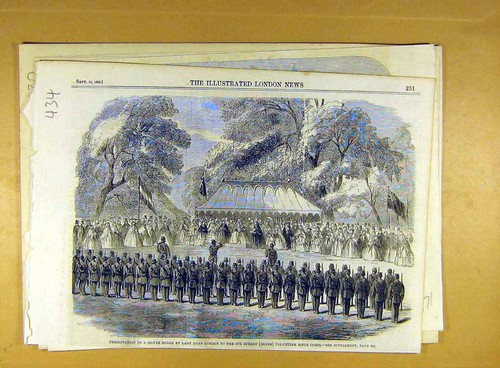 Old antique print 1860 - old,