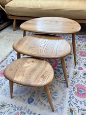 Ercol Pebble Nest of Tables