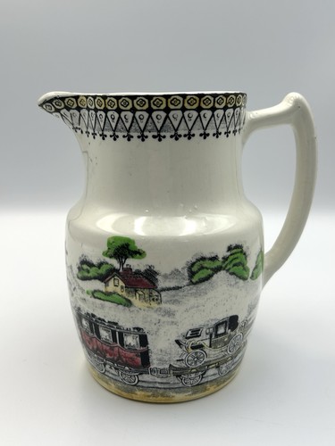 Vtg portland pottery railway - pottery,