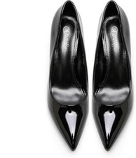 Gizelle Women’s Mid Heel Court Shoes – Pointed Toe Office, Party & Wedding Heels