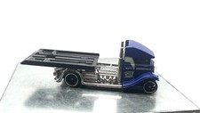 Hot Wheels Fast-Bed Hauler 2013 HW Haulers 2/5 speed shop transport truck blue