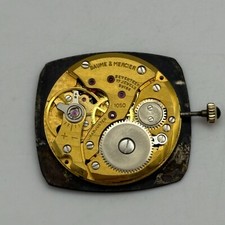 23.6mm Running Vintage Baume & Mercier 1050 Manual Wind Watch Movement PARTS
