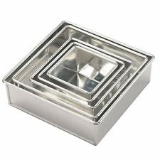 Cake Tin Baking Pan Tray Wedding Tier Mould Bake Invicta Square 203mm 8"