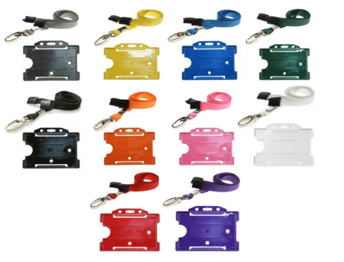 Plain lanyard metal neck strap - lanyard,