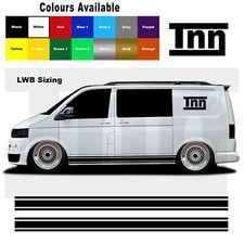 Side stripe stickers - side, vw