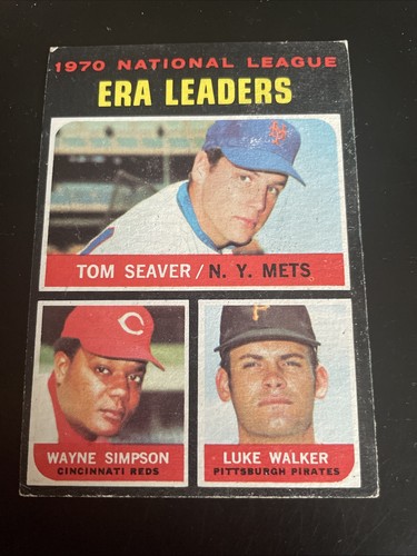 1971 topps 1970 era leaders - topps,
