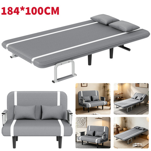 Double fabric sofa bed sleeper - double,