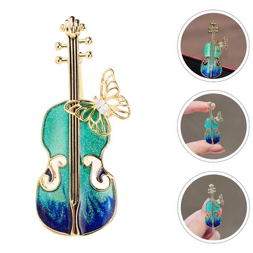 Violin pin for clothes - violin,