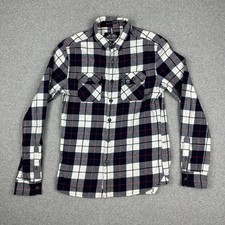 Superdry Men's The Refined Lumberjack Long Sleeve Plaid Flannel Shirt Size M