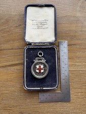 Antique 1925 Silver & Gold Fob