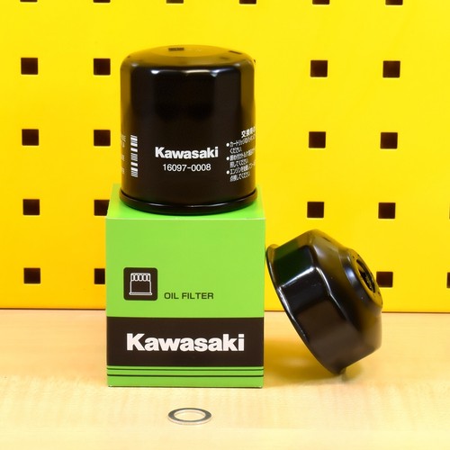 Kawasaki engine oil filter set - engine,