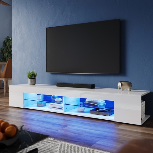 180cm high gloss white - 180cm, tv