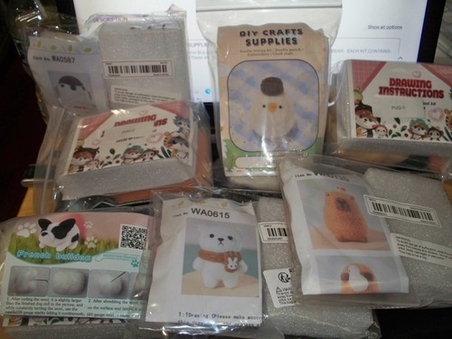 Needle felting kits - felting, diy