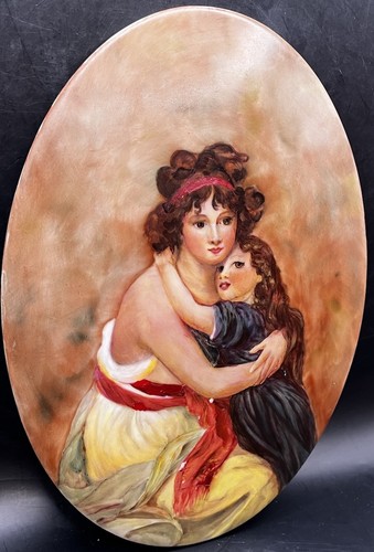 Antique painted porcelain - antique,