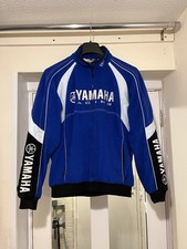 Genuine Yamaha Racing Paddock Blue Team Zip Up Fleece Jacket Size L