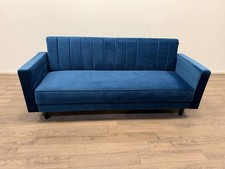 Preston Velvet 3 Seater Clic