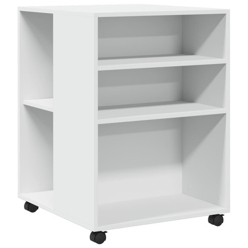 Side table with wheels - side,