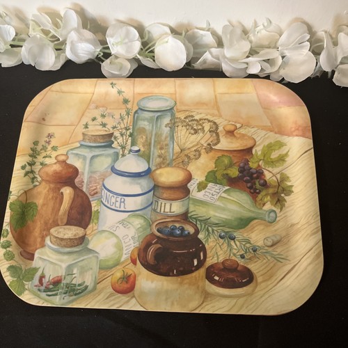 Old melamine decorative oblong - old,