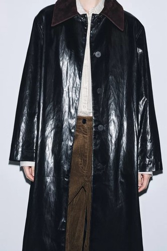 Zara shiny trench - zara,